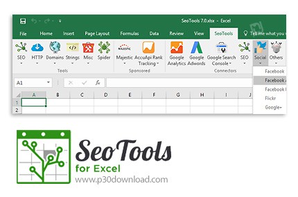 Download SEO factors via SEO tools for excel