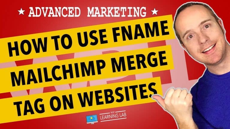 Using FNAME MailChimp Merge Tag to Pre-Fill Forms: A How-to Guide