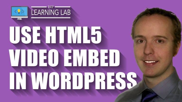 Learn How to Embed a Free HTML5 Video Player in WordPress with This Tutorial