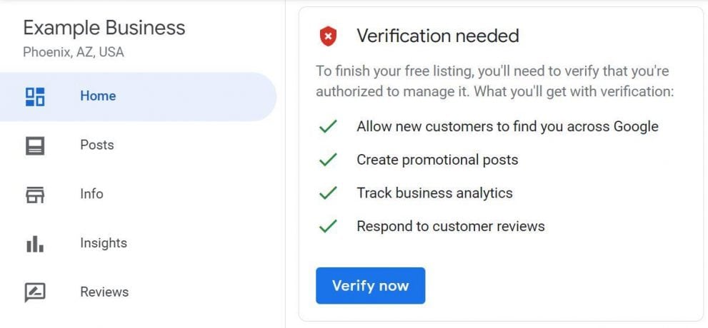 How does Google verify my business?