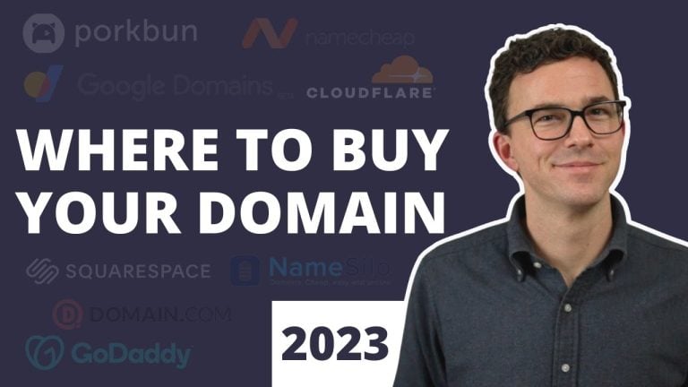 What is the cost of a domain name?