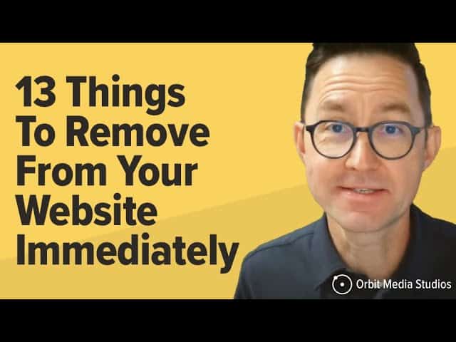13 Essential Elements to Remove from Your Website Right Away
