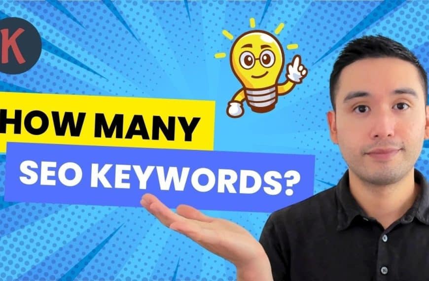 How Many Keywords Per Page…